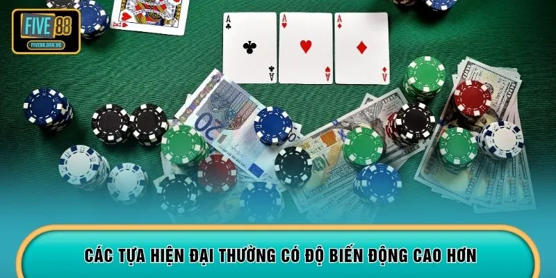 Các tựa hiện đại thường có độ biến động cao hơn
