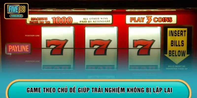 Game theo chủ đề giúp trải nghiệm không bị lặp lại